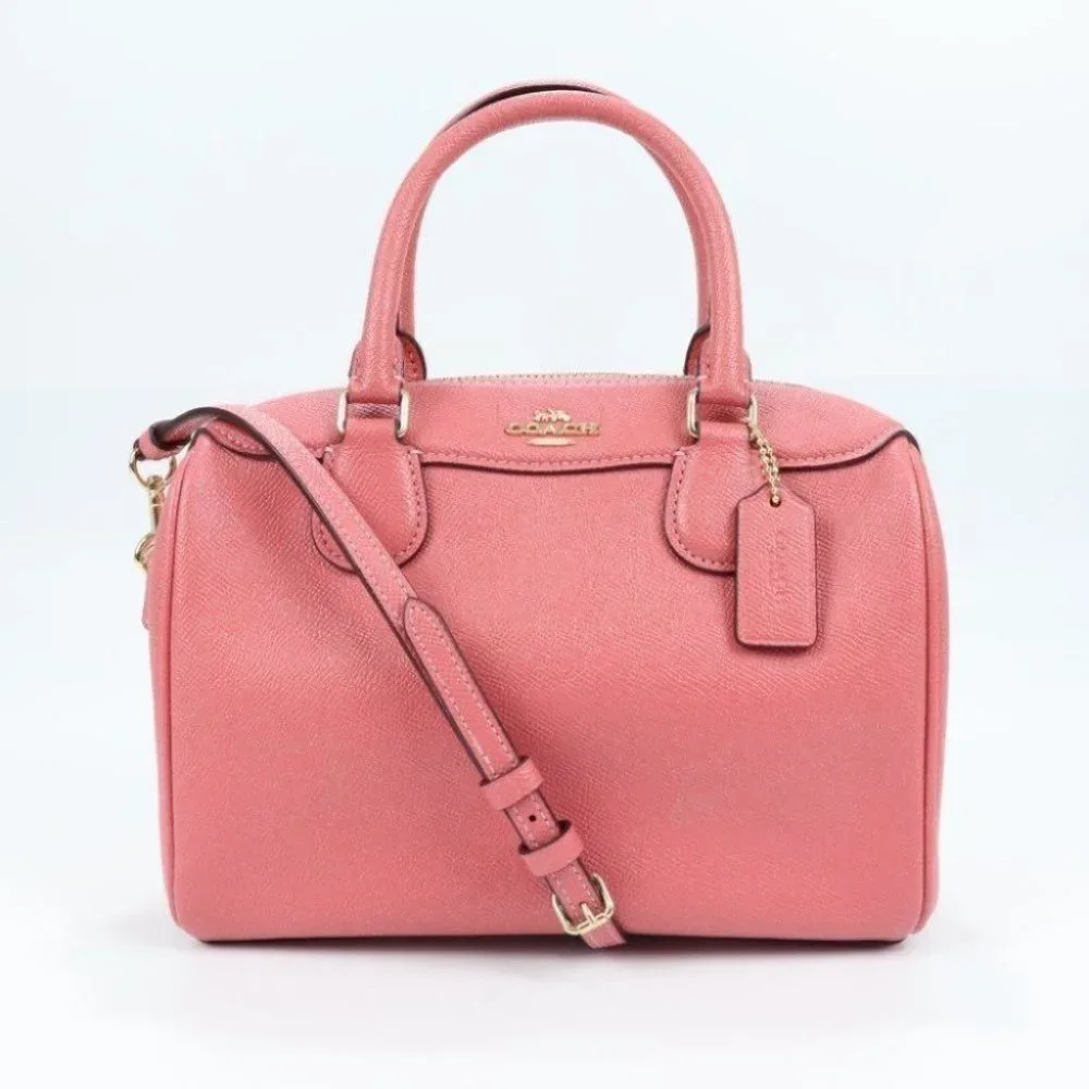 Mini Bennett Peony Glitter Satchel Bag F31377 - Picture 10 of 16